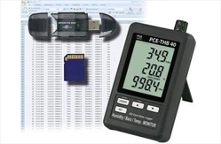 Máy ghi và đo nhiệt độ, độ ẩm và áp suất PCE-THB 40